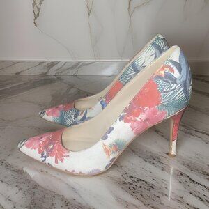 Marc Fisher Tropical Floral Women's Pump Heels Size 8M